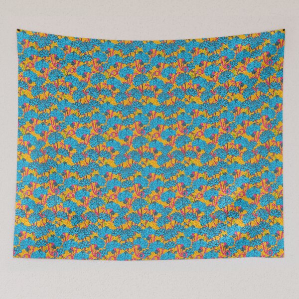 Item preview, Pattern - Psychedelic pointillism Carnations designed and sold by Eejee-SK.