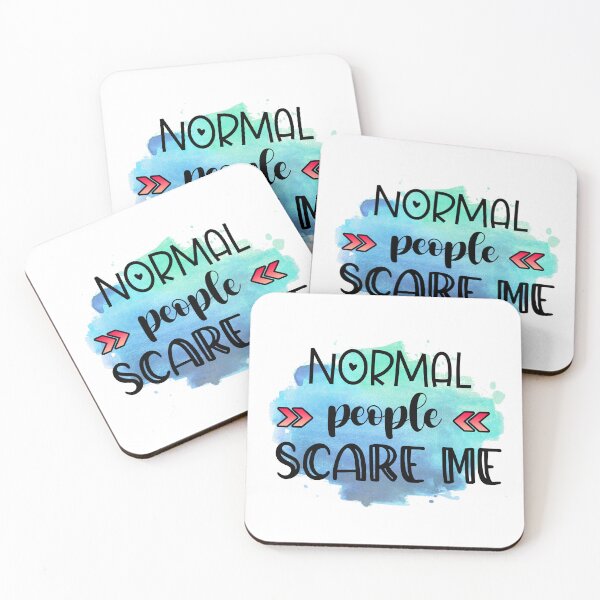 Item preview, Normal People Scare Me - Sarcastic Funny designed and sold by younghopes.