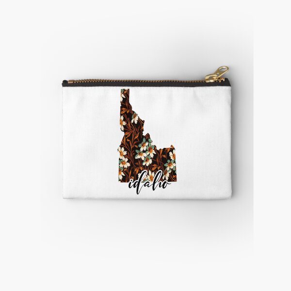 Item preview, Floral Map of USA States Idaho - Map of Idaho designed and sold by AmethystMurad.