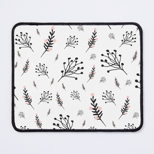 Item preview, Pink black and white floral pattern flower seamless pattern designed and sold by TamGustam.