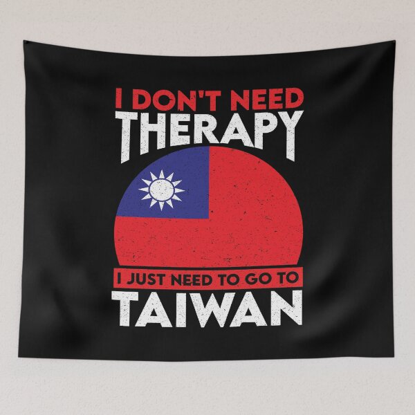 Item preview, I Don't Need Therapy I Just Need To Go To Taiwan: Taiwan Pride Home Calling - Vintage Flag Taiwanese designed and sold by Adexyl.