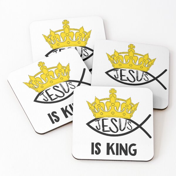 Item preview, Jesus is King - Ichthys - Jesus4m3 - Ichthys4m3 designed and sold by IchBinChrist.