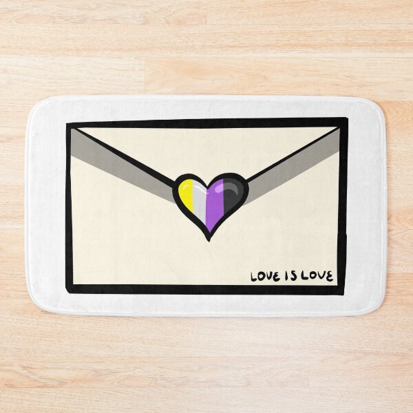 Item preview, Non Binary Love Is Love Envelope designed and sold by CJ Vanderbeek.