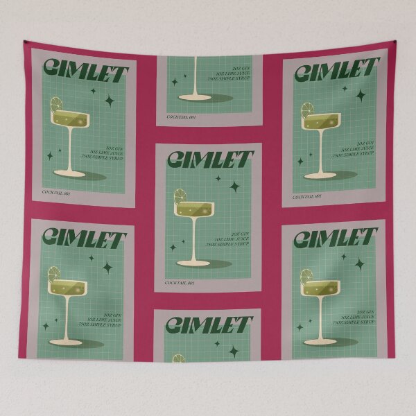 Item preview, Retro Poster for Gimlet designed and sold by jbrawls.