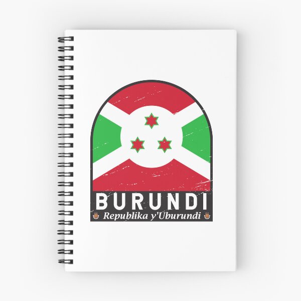 Item preview, Burundi Flag Emblem Distressed Vintage designed and sold by KrisSidDesigns.