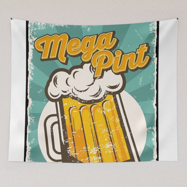 Item preview, Mega Pint, Johnny designed and sold by retrippy.