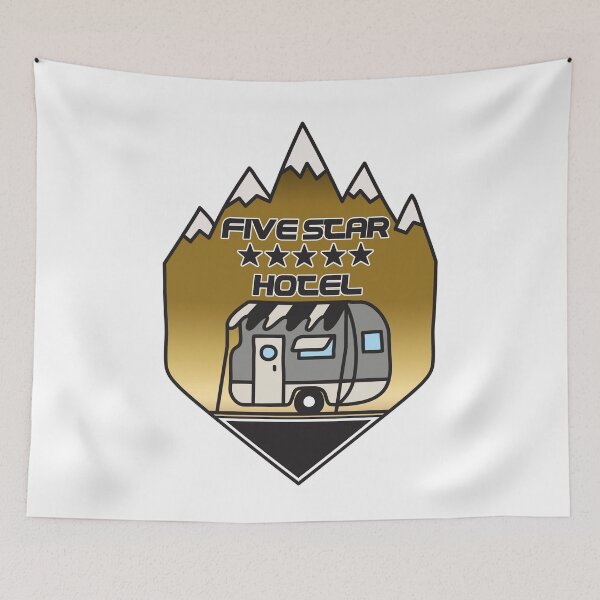 Item preview, 5 FIVE STAR HOTEL CAMPING designed and sold by lukas69graphic.