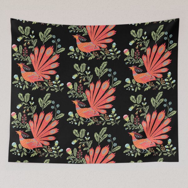 Item preview, Firebird - Cute Floral Vintage Ukrainian Vyshyvanka Style Gift designed and sold by r-silver.