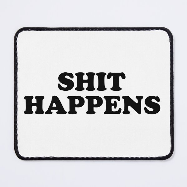 Item preview, Shit Happens Bumper designed and sold by purelineart.