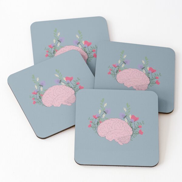 Item preview, Human brain with flowers  designed and sold by Preslava Genova.