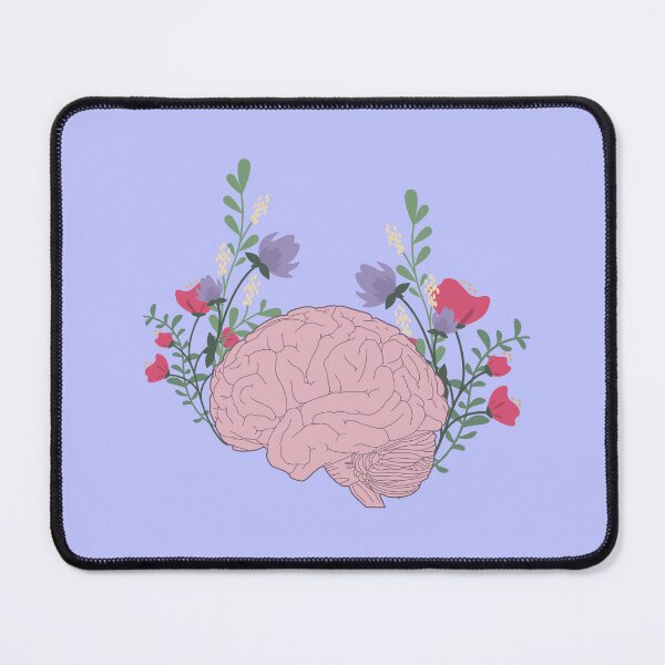 Item preview, Human brain with flowers  designed and sold by Preslava Genova.
