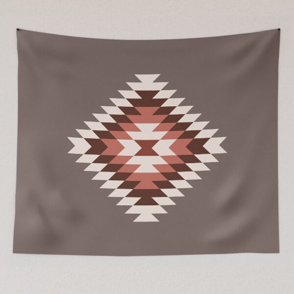 Item preview, Aztec Stylized Bowns Rusts Creams Symbol designed and sold by NataliePaskell.