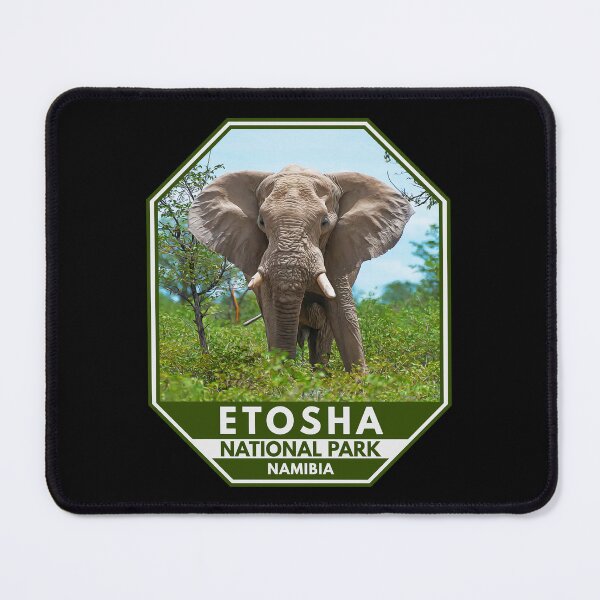 Item preview, Etosha National Park Namibia Elephant Watercolor designed and sold by KrisSidDesigns.