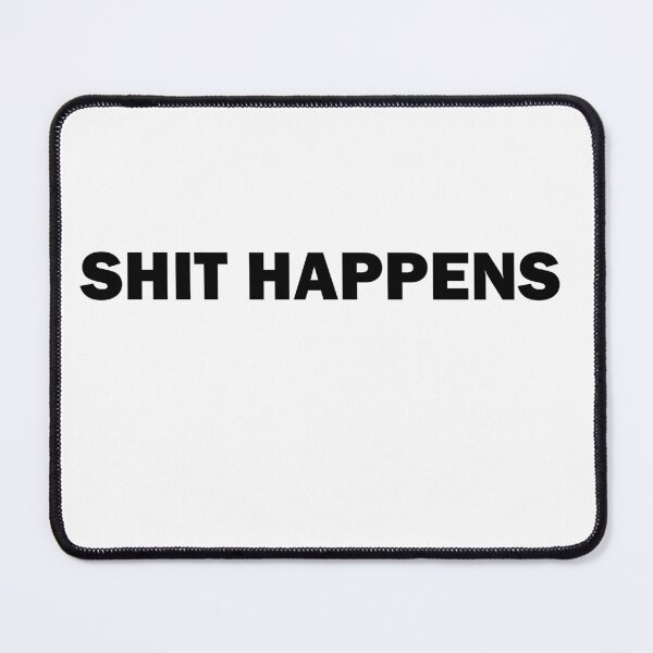 Item preview, Shit Happens Bumper designed and sold by purelineart.