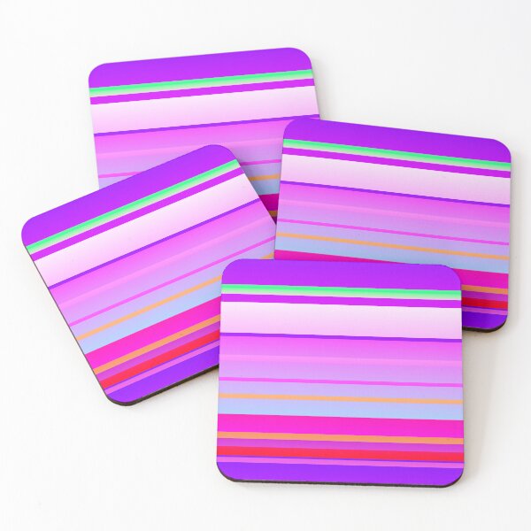 Item preview, Violet and pink horizontal striped designed and sold by lausn.