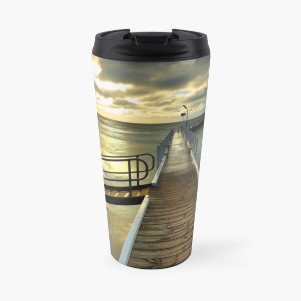 Imminent sunset at Safety Beach. Travel Mug
