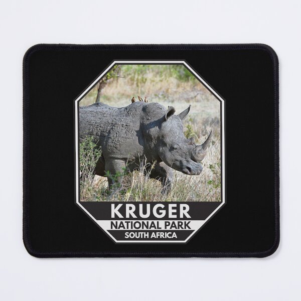 Item preview, Kruger National Park South Africa Rhino Watercolor designed and sold by KrisSidDesigns.
