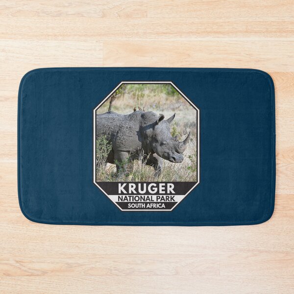 Item preview, Kruger National Park South Africa Rhino Watercolor designed and sold by KrisSidDesigns.