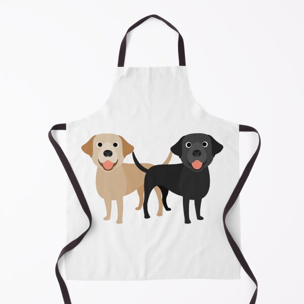 Item preview, Fun Yellow and Black Labrador Retriever Lab Dog designed and sold by ColorFlowArt.