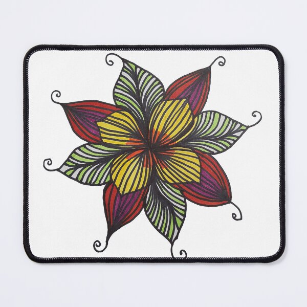 Item preview, Colorful Flower and Leaves - Hand Designed Floral Print designed and sold by ckylin.