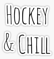 Hockey et froid Sticker