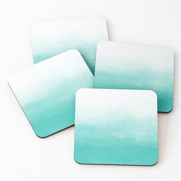 Item preview, Ombre Paint Color Wash (aqua/white) designed and sold by Design Minds Boutique.