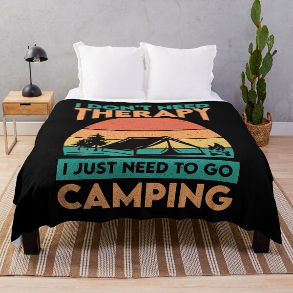 Item preview, I Don't Need Therapy I Just Need To Go To Camping - Funny Camper Vacation Outdoors Adventure designed and sold by Adexyl.