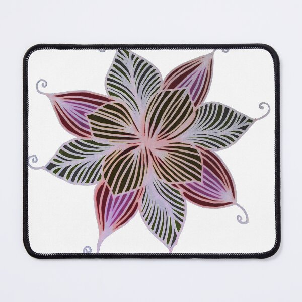 Item preview, Colorful and Contrasting Flower and Leaves - Hand Designed Floral Print Inverted designed and sold by ckylin.