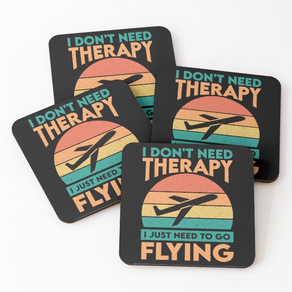 Item preview, I Don't Need Therapy I Just Need To Go Flying: Retro Airplane Lover - Pilot Aviator designed and sold by Adexyl.