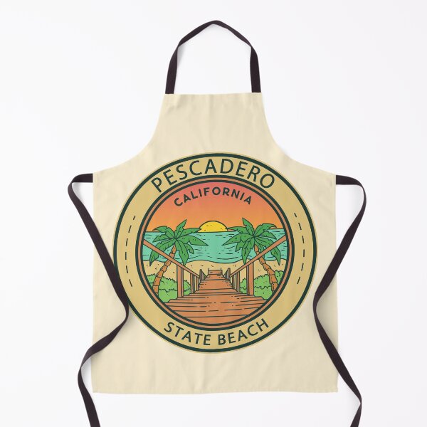 Item preview, Pescadero State Beach California Circle Badge designed and sold by KrisSidDesigns.