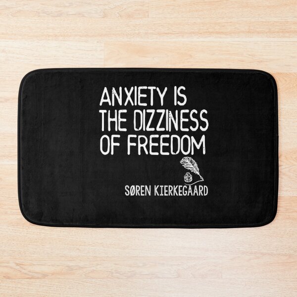 Item preview, Søren Kierkegaard - Anxiety is the dizziness of freedom designed and sold by Heddar Badreddine.