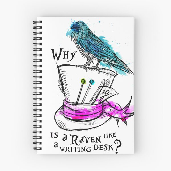 Item preview, Why is a raven like a writing desk? designed and sold by HannahPalmerArt.