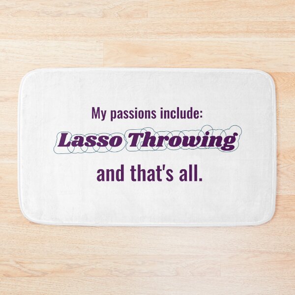 Item preview, Lasso Throwing is my passion designed and sold by cooldesignsalot.