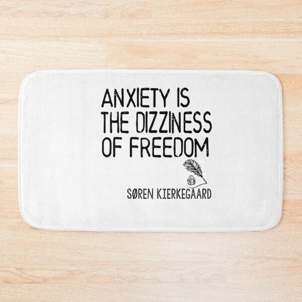 Item preview, Søren Kierkegaard - Anxiety is the dizziness of freedom designed and sold by Heddar Badreddine.
