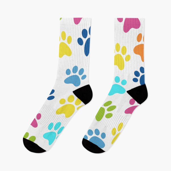 Item preview, Multicolored Paw Print Pattern designed and sold by NataliePaskell.