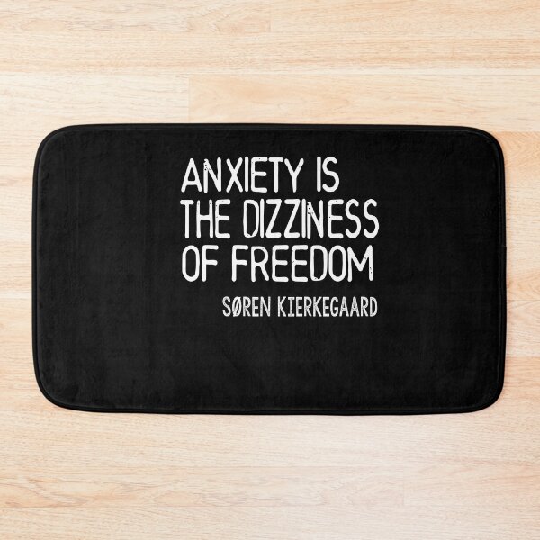 Item preview, Søren Kierkegaard - Anxiety is the dizziness of freedom designed and sold by Heddar Badreddine.