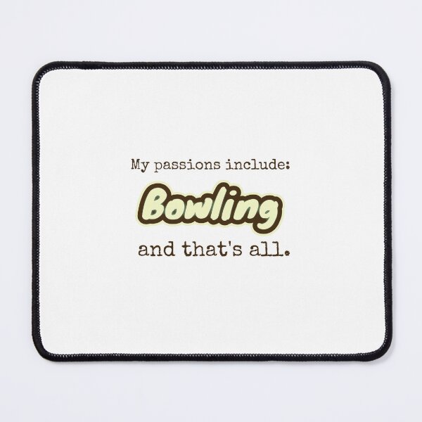 Item preview, Bowling is my passion designed and sold by cooldesignsalot.