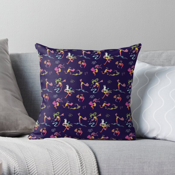 Bells pattern Throw Pillow