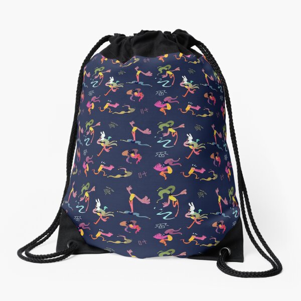 Bells pattern Drawstring Bag