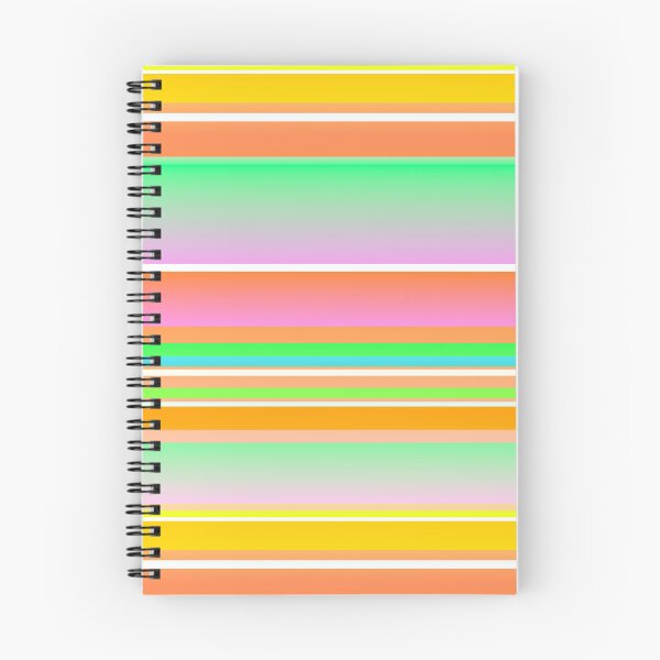 Item preview, multicolor orange horizontal striped designed and sold by lausn.