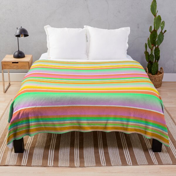 Item preview, multicolor orange horizontal striped designed and sold by lausn.