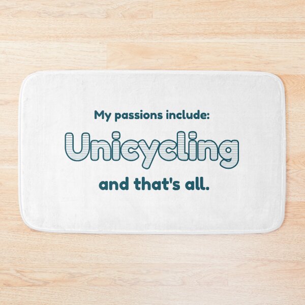 Item preview, Unicycling is my passion designed and sold by cooldesignsalot.