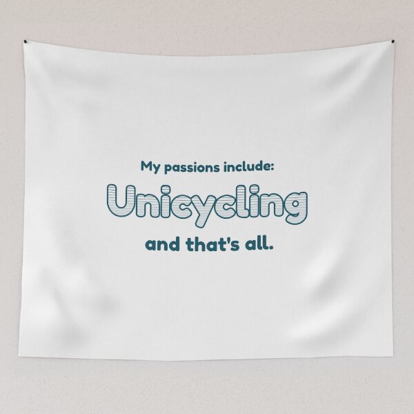Item preview, Unicycling is my passion designed and sold by cooldesignsalot.