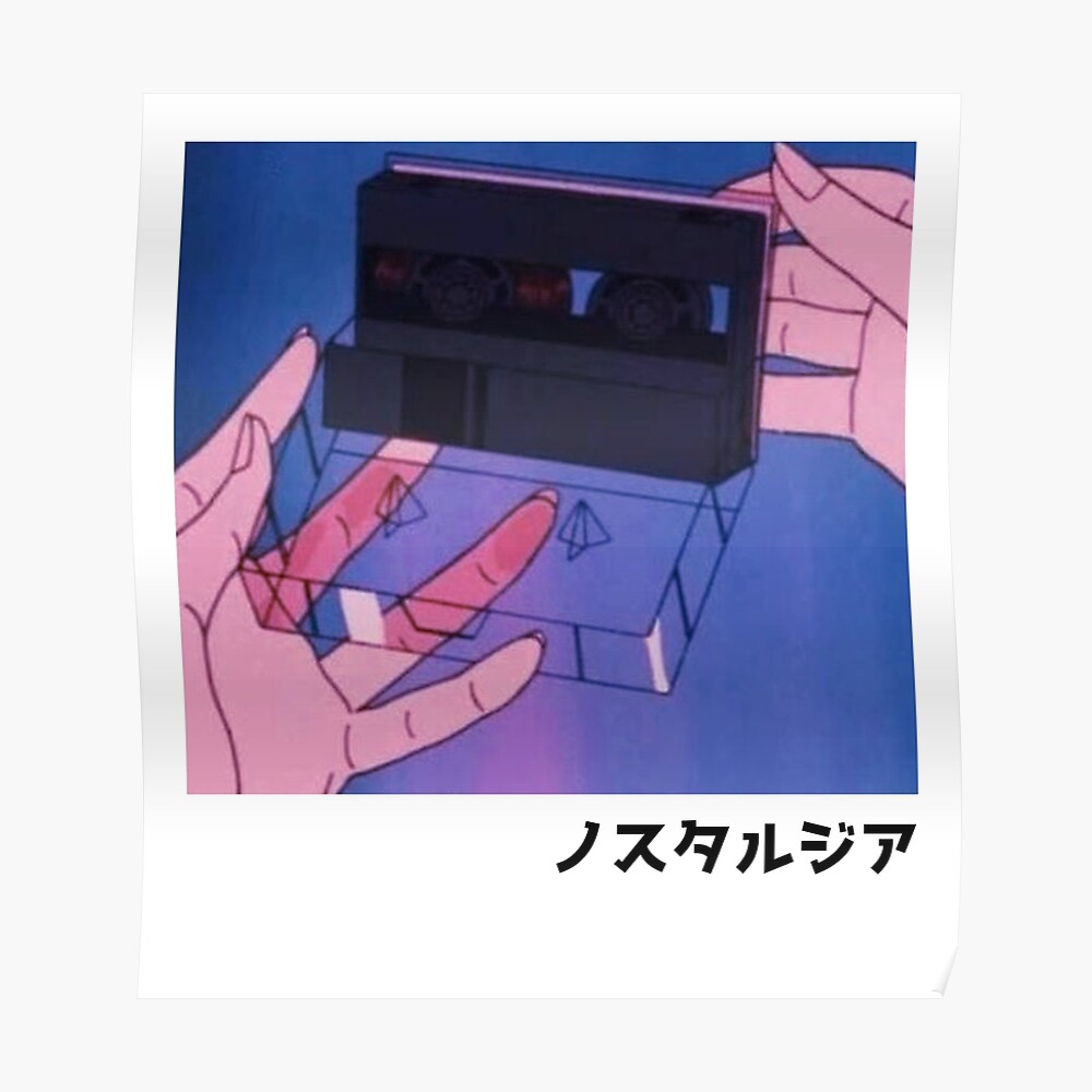 Anime Cassette Tape | Retro Anime Aesthetic