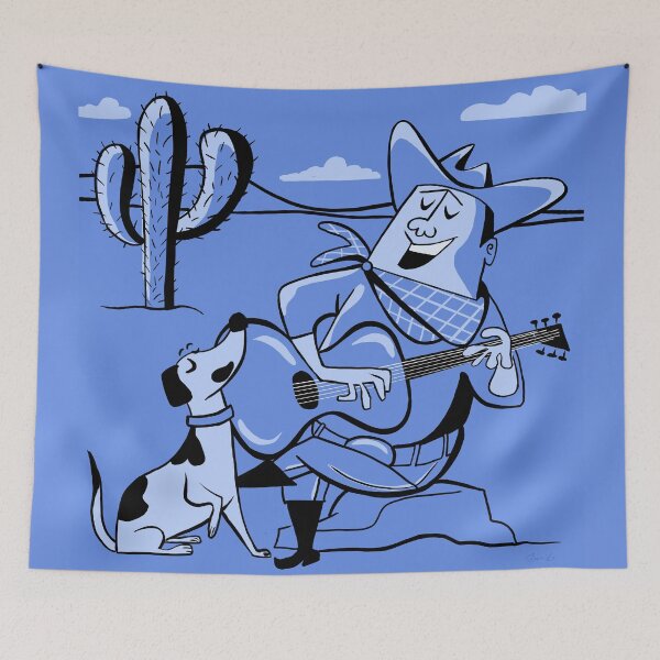 Item preview, Singing Cowboy Songs Around The Campfire designed and sold by BunnyThePainter.