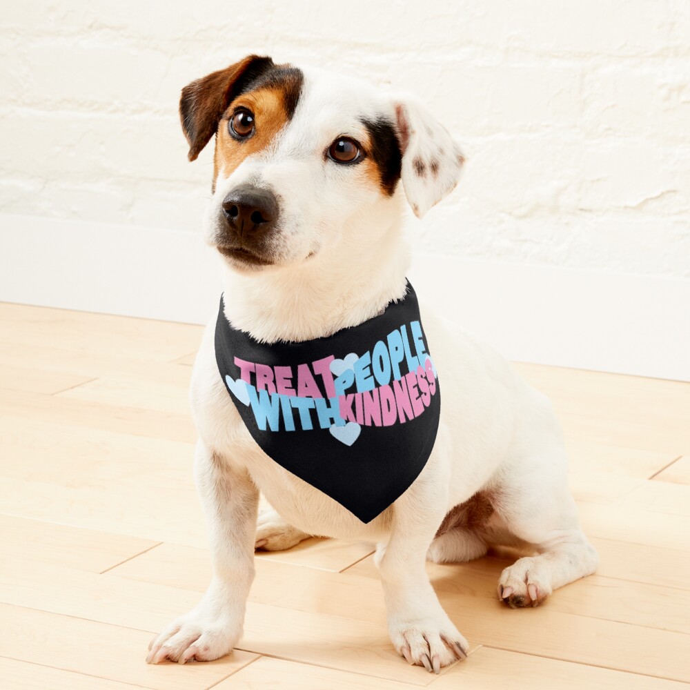 pink and blue tpwk Pet Bandana