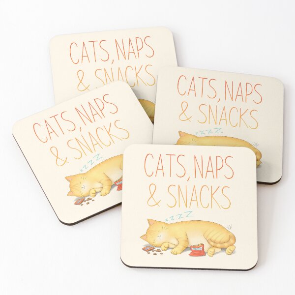 Item preview, Cats, Naps and Snacks designed and sold by anaflorapdc.