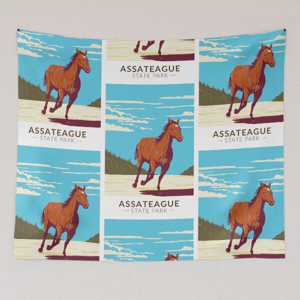 Item preview, Assateague State Park Maryland Vintage designed and sold by KrisSidDesigns.