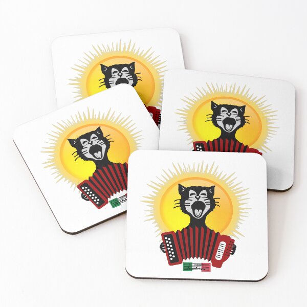 Item preview, O Sole Mio Accordion Playing Cat (My Sunshine Cat Accordionist) designed and sold by molamode.