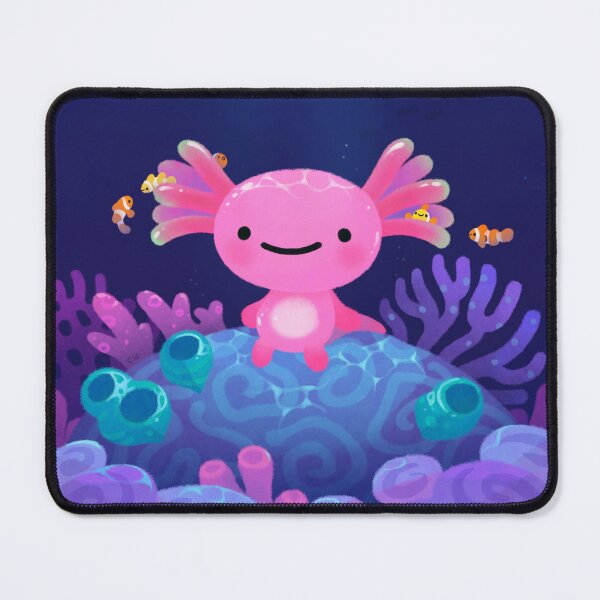 Item preview, Coral axolotl designed and sold by pikaole.